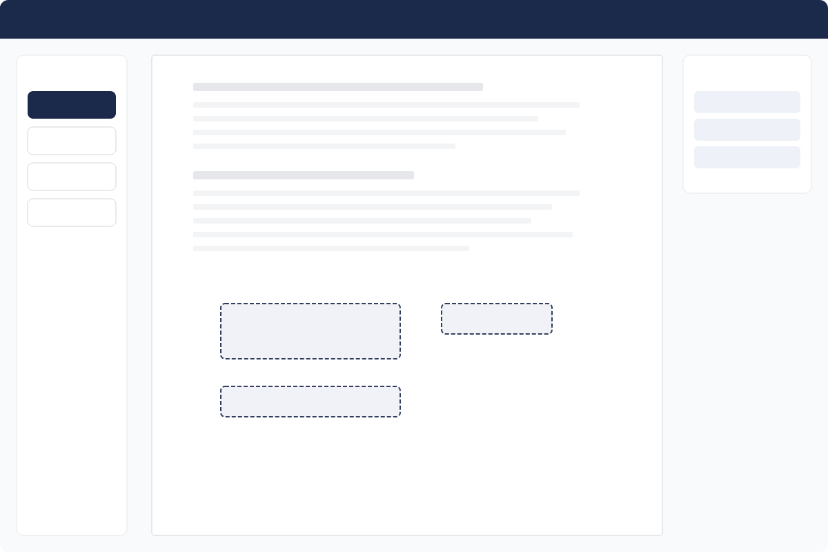 PDF document with signature field overlays being placed